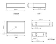 �������� ��������� GSG Zenith ZELAVFS60003 (600�400�140), ������ �������