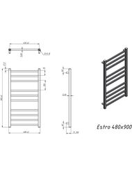 GROTA ESTRO  ""  480x900 . ., /. . D-1/2"