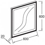 ������� � ������� ���� Jacob Delafon Allure EB1433-S14 60 ��, ���������, ���� ���, ������ �����