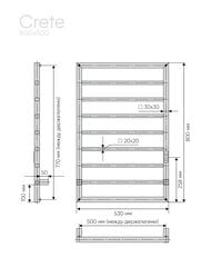 ����������������� Indigo Crete (electr�) �/� 800�500 ���. ����, ����.�����, ������ ���� DGC80-50BRRt