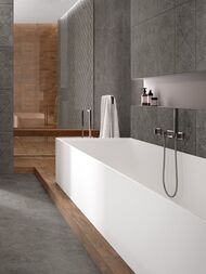 Мозаика ITALON Charme Evo Antracite Mosaico 3D (300х300) темно-серая, 620110000055 (шт.) — изображение 2