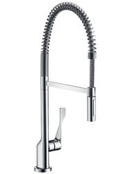 Смеситель Axor Citterio 39840 Semi Pro для кухни однозахватный,вытяжной поворотный излив 270 мм,хром — миниатюра 1