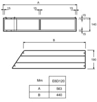 ��������� ��� ����� Jacob Delafon Bain Douche Neo 150�80 �������������� E6D120-F21