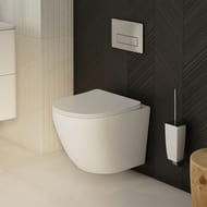 Унитаз подвесной IDDIS Blanco безободковый, с тонким сиденьем микролифт BLARDSEi25/BLARNSEi25