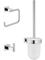 Набор аксессуаров 3 в 1 Grohe Essentials Cube 40757001 City Restroom, хром