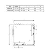 ������� ������ Vincea Soft 900�900�1950 ������ ����������/������� ����, VSS-3SO900CL