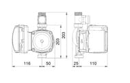 Насос повышения давления GRUNDFOS UPA 15-160, H-16м, Q-4,4м3/ч, G-1"НР, 220В, арт.99891467