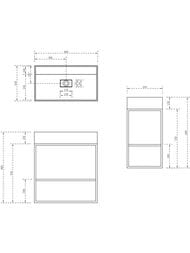 ������� � ��������� ABBER Stein (800�450�900) AS2630 ���������, ���� �����, ������