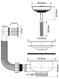 - McAlpine  - ( D-113),  235,  1 1/2",  OF2113SG