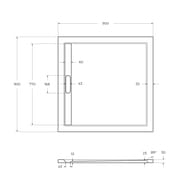!   CEZARES (1000100030) . , ,  TRAY-AS-A-100-30-NERO