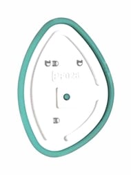 Зеркало Континент Alma 700x1000 ореольная LED подсветка 6000К, сенсорный выключатель