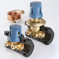 Регулятор перепада давлений VALTEC 1" 250-600 mBar, с запорно-регулировоч. клапаном VT.040.G.60006