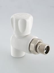 Кран шаровый с американкой, 25х3/4"Н, угловой, для полипропиленовых труб