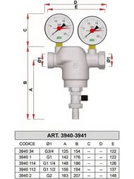  FAR 3/4"   , 300, Max: 95 C, 25 , FA 3940 34