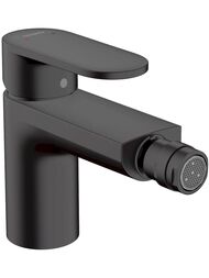 Смеситель для биде Hansgrohe Vernis Blend 71210670 однозахватный, донный клапан, черный матовый — миниатюра 1