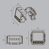 W-Fi ����������� ���������������� Maytoni Lighting control MD004, 150��, �����