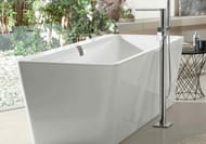 Ванна квариловая Villeroy & Boch SQUARO EDGE 12 (1800х800х595) ножки, обвязка,белая UBQ180SQE7DV-01