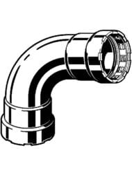 ���� 90� ����� VIEGA Megapress 1.1/4" DN32 SC-Contur, �������. �����. �����,   694548