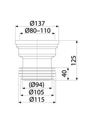 �������� ��� ������� 110 �� Alcaplast ������ A991