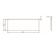 Панель фронтальная для ванны AM.PM X-Joy 1600х700 пластик, белый W94A-160-070W-P