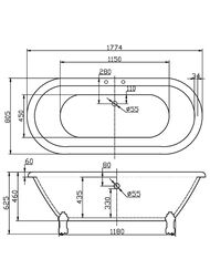 ����� ��������� BelBagno BB21 1774�805�625 ���������������, ��������, �����