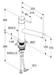  KLUDI STEEL  ,  (.) 44850F860