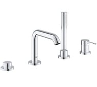 Смеситель Grohe Essence 19578001 для ванны на 4 отверстия, фиксированный, однорычажный