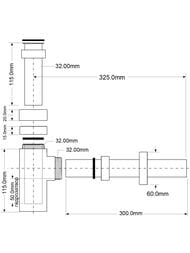    McAlpine (1 1/4"32)  D32, ,  . CA32SQEU-SC