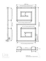 ����������������� Indigo Lira (electr�) �/� 1000�600 ���.������ ������, ������ ����, DGL100-60BRRt