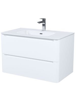 Тумба с умывальником IDDIS Edifice 802х470х500 подвесная, 2 ящика, белый EDI80W0i95K