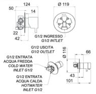 ��������� ��� �����/���� Remer Elegance ������������, ���������, 4 �����������, ����: ���� NT94C