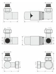 �������������� �������������� 3D ������ ������� ����.�����, 1/2"��3/4" ���.�����, 00-1422-0001