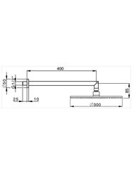 ������� ��� CISAL Shower 300 ��, � ��������� ���������� 400 ��, ������ ������������ DS0136202B