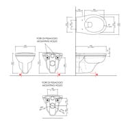 Унитаз подвесной Devon&Devon Rose IBWCSRO цвет: белый
