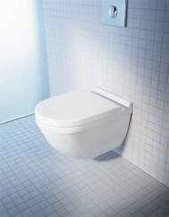 Унитаз подвесной DURAVIT STARCK 3 540х450х360 с верт. смывом вкл. крепление Durafix арт.2225090000