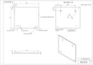Зеркало Cersanit LED 011 design 800х700 с подсветкой, часы, металл. рамка KN-LU-LED011*80-d-Os — изображение 8