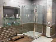 Уголок душевой GOOD DOOR BAS PANDORA CR-90-C-CH (90х90) квадратный, без поддона