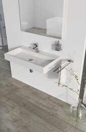 Умывальник RAVAK NATURAL 800 (800х450х140) белый, без перелива