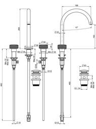 ��������� ��� �������� FIMA Carlo Frattini Texture �� 3 ���������, ������ ����������. F5611XOS