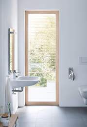 Умывальник медицинский DURAVIT D-CODE 600х555х155 безбарьерный, 1отв., б/перелива 23136000002