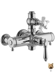 Смеситель Nicolazzi Thermostatico для душа настенный, термостат, бронза 4917BZ18 — миниатюра 1