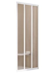 Стенка душевого уголка RAVAK SUPERNOVA ASRV3-90 (870-890х1980) раздижная дверь, стекло, белый+Grape — миниатюра 1