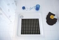 Коврик противоскользящий RIDDER Nevis черный 54х54 6108210