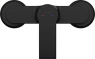 Смеситель для душа Cersanit BRASKO BLACK 63109 настенный, однорычажный, черный