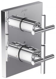 Смеситель Jacob Delafon CLASSIC E98728-CPE75388-CP термостатический для душа, встраиваемый, внешняя часть