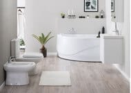 Ванна акриловая Aquanet GRACIOSA 150х90 правая асимметричная, без гидромассажа, без обвязки 203941