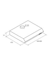 ������� JETAIR Light WH/F/60 (600�470�77) 350 �3/�, 53 ��, ����� PRF0094435B