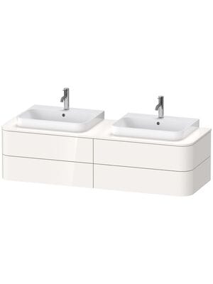 Тумба под раковину Duravit Happy D.2 Plus 1600х408х550 4 ящика, белый глянец HP4974B2222