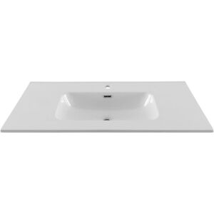 Раковина-столешница Aquanet Flat 100 1010х465х175 с отверстием под смеситель, белый 254365