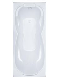 Ванна акриловая Triton Цезарь (1800х800) с каркасом и сливом-переливом V28O+V63+CK60PF